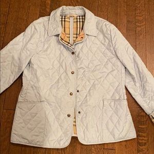 Light blue Burberry Jacket